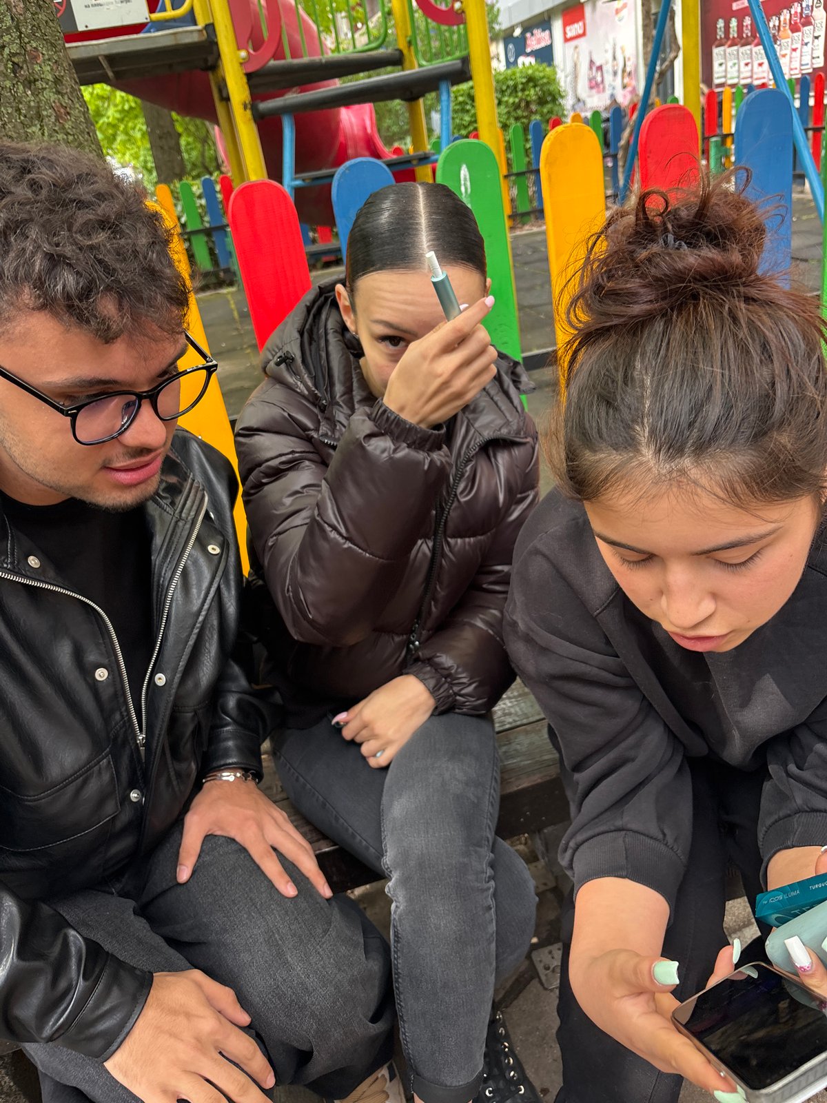 Morning street life documented across Sofia playgrounds and sidewalks