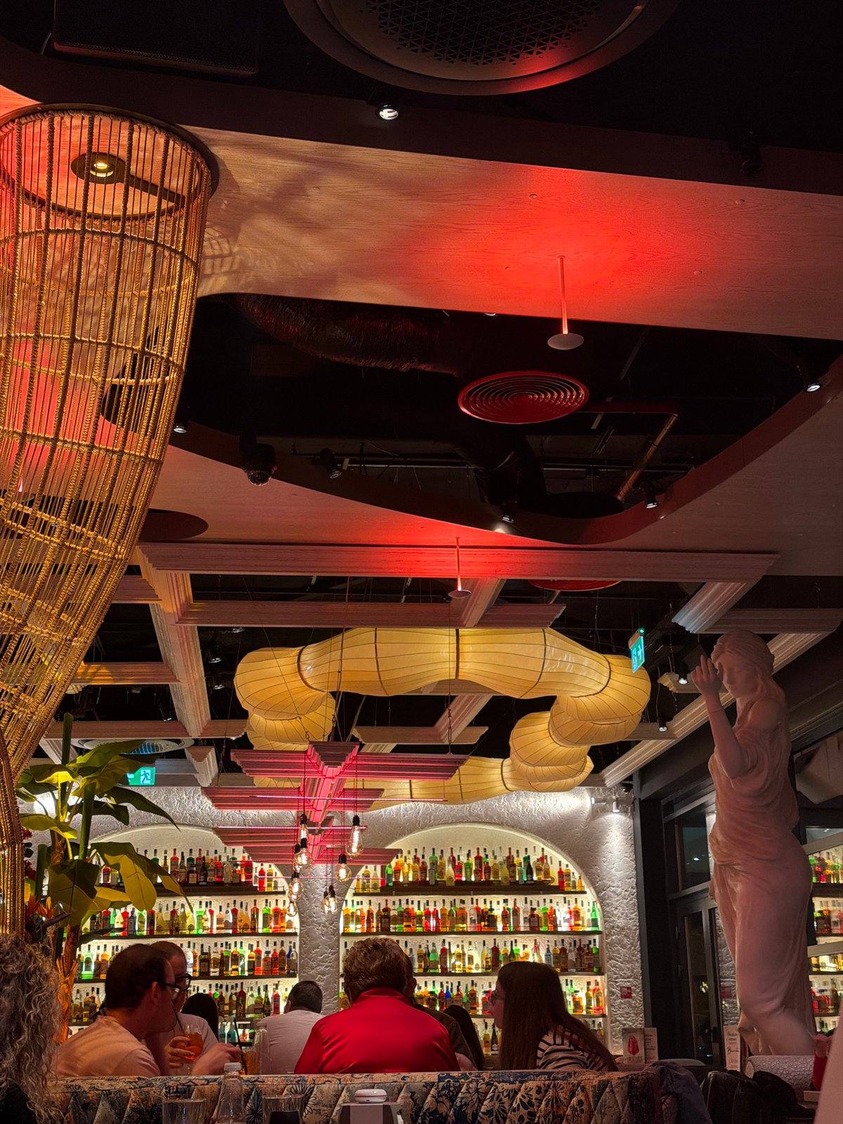 Dessert dining captured at eclectic Sofia restaurant