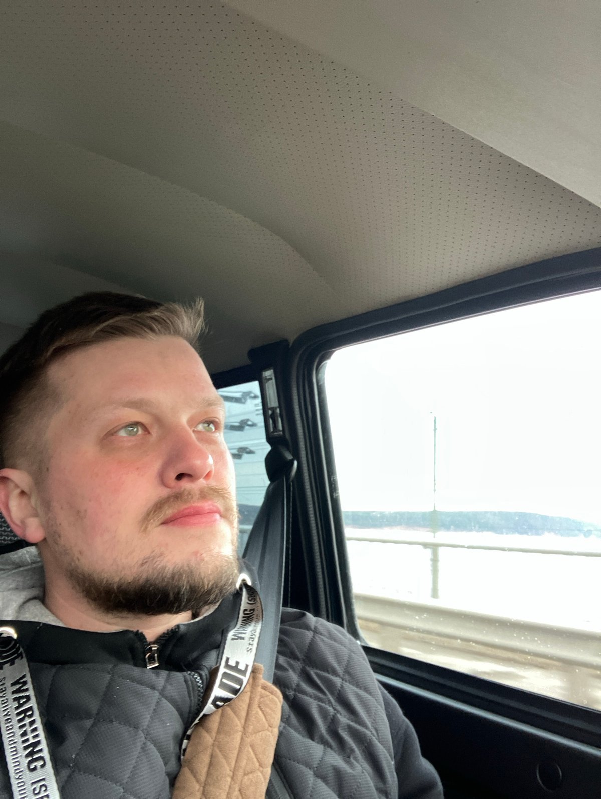 Man observed lying in vehicle interior in Chaikovsky, Russia