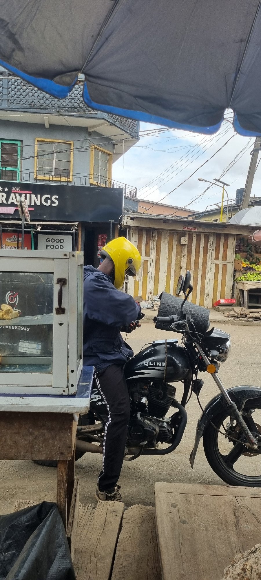 Daily street life documented in Ikeja, Nigeria
