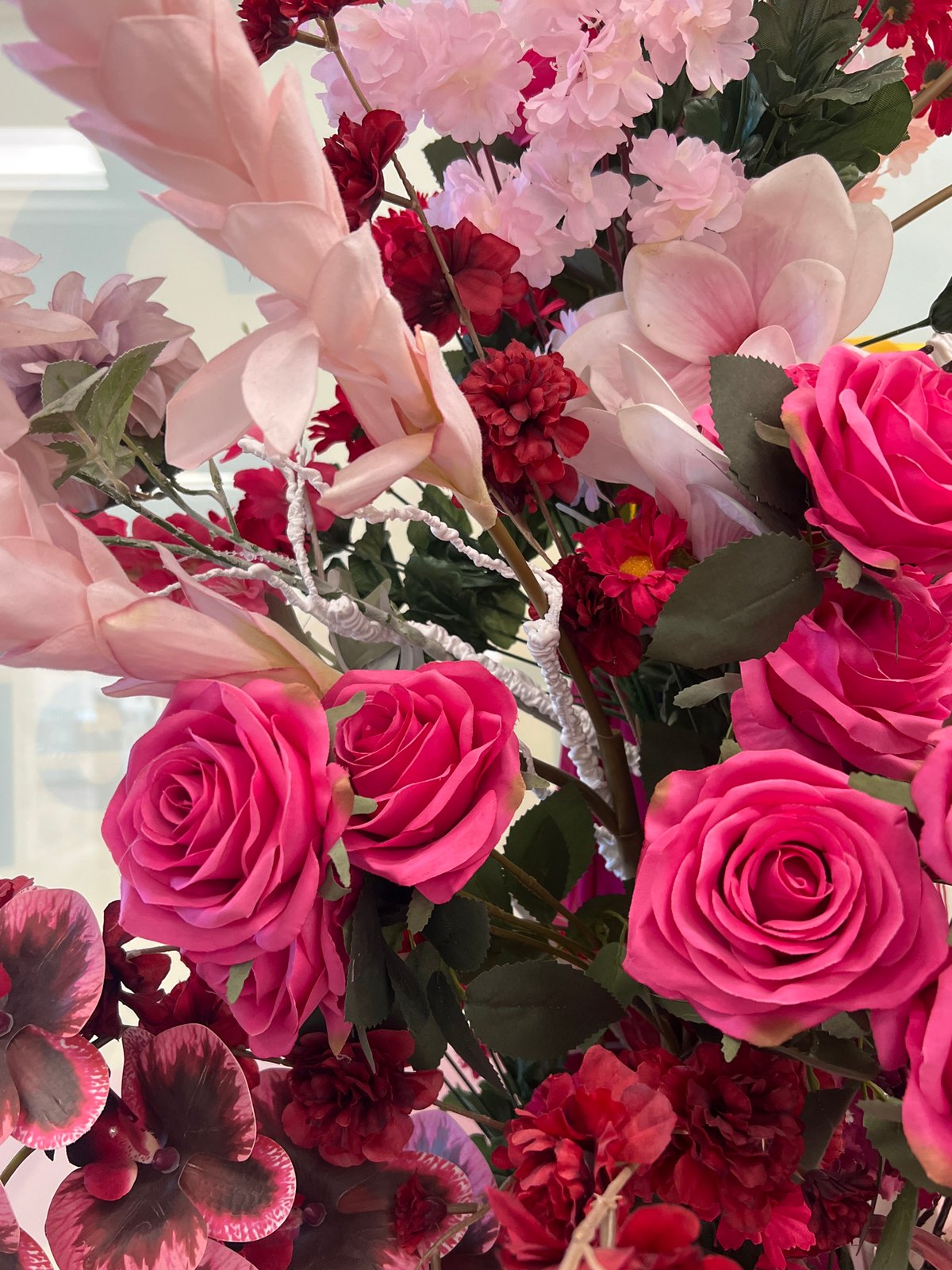 Close-up floral details from Lisky, Ukraine