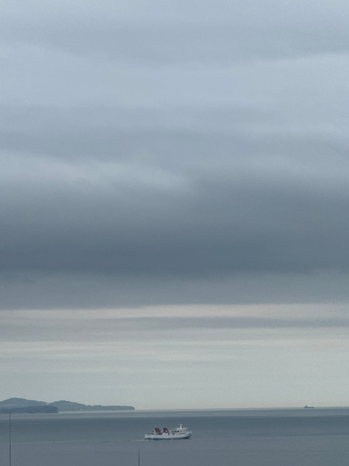 Foggy evening documented across Beppu, Japan from multiple perspectives