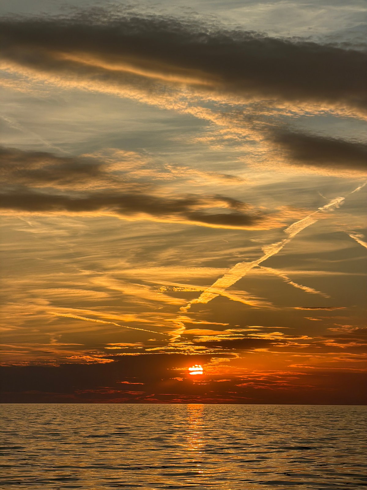 Sunset over Bar, Montenegro — Adriatic sky at dusk