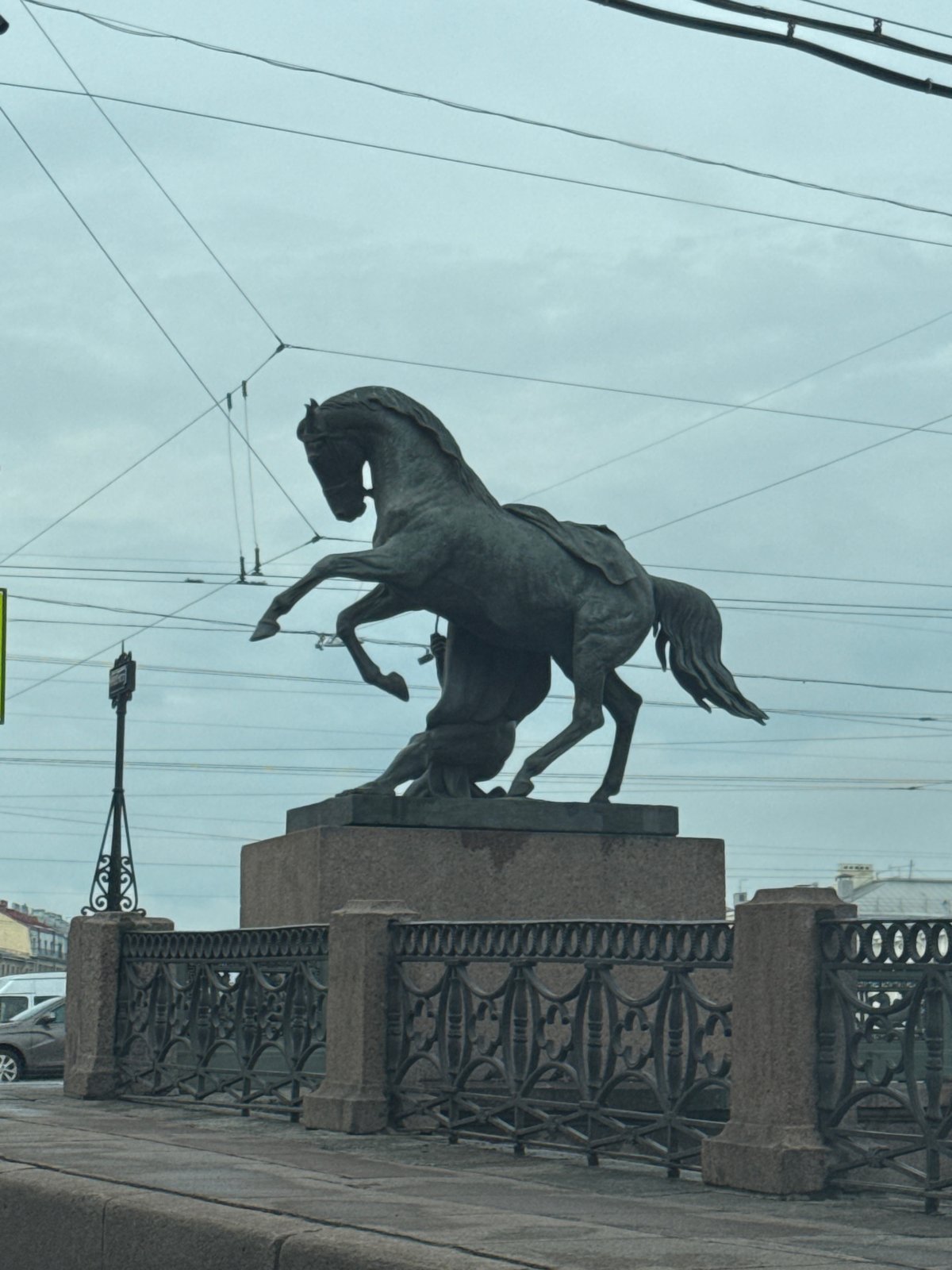 Early morning architectural tour documented across central Saint Petersburg