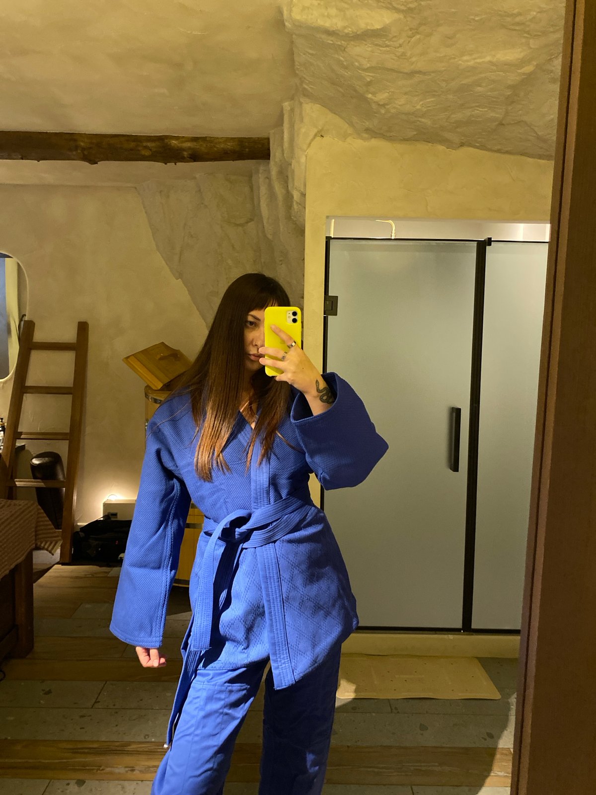 Mirror selfies and room details from a stylish Izhevsk hotel