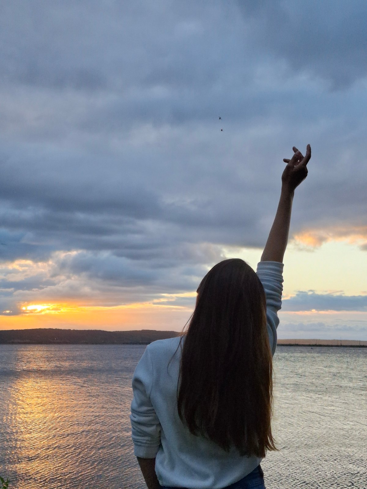 Sunset by the waterfront and an evening around Chaikovsky