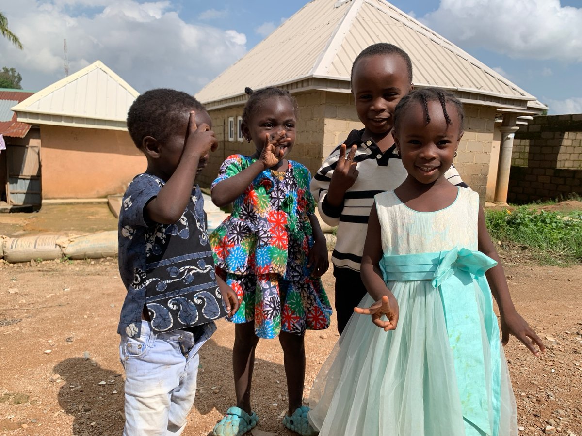 Kids in a Jos neighborhood, candid portraits and everyday moments