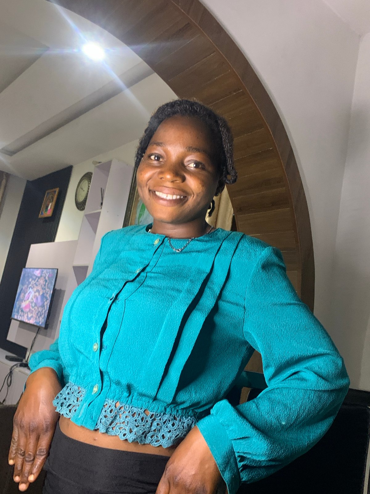 Ring light portraits and casual hangout moments in Jos, Nigeria