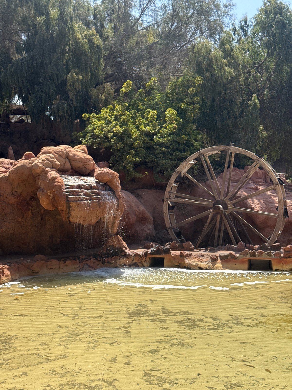 Visitors document scenes from Rancho Texas park in Tías