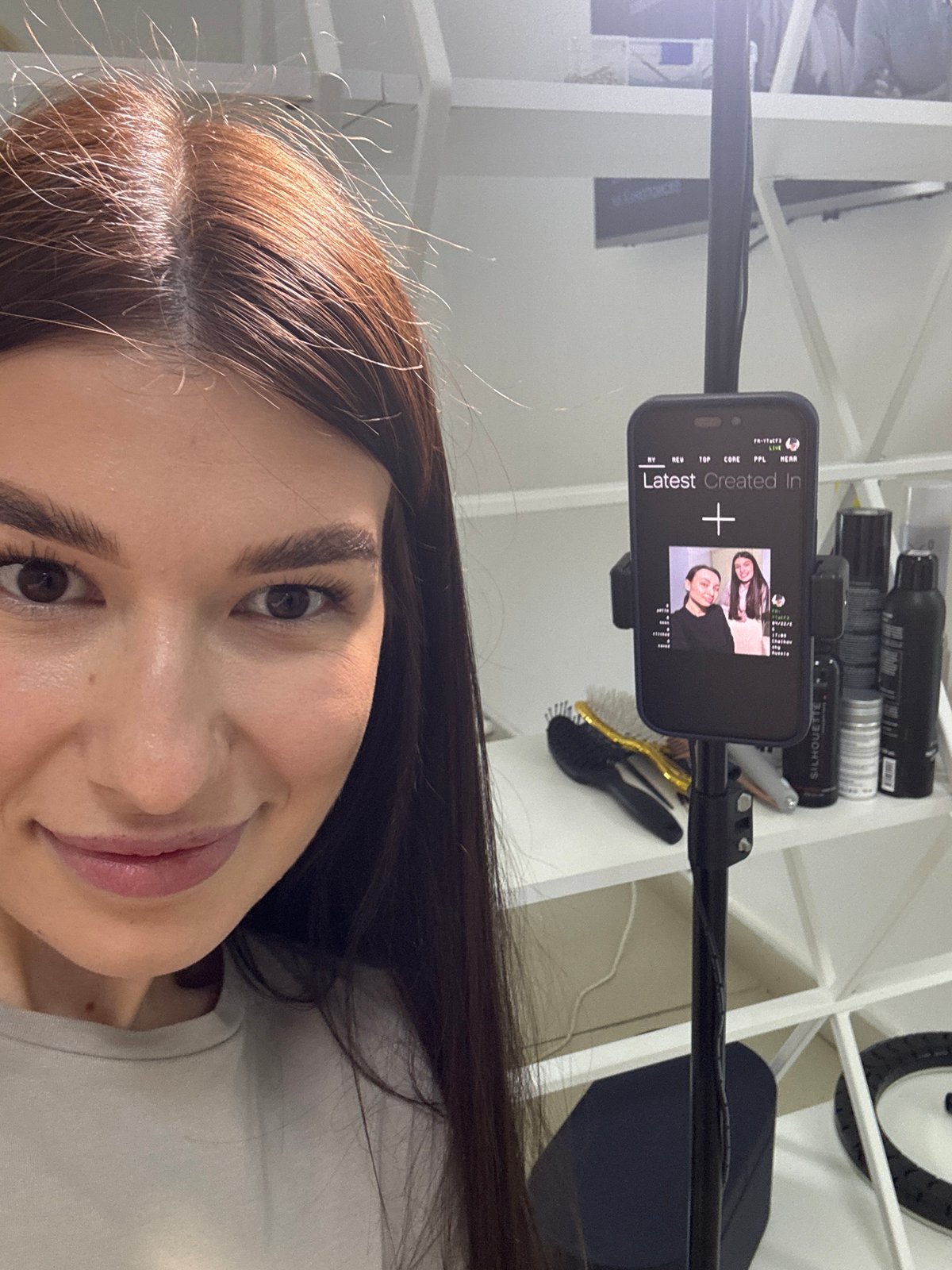 Women conduct photoshoot session in Chaikovsky studio