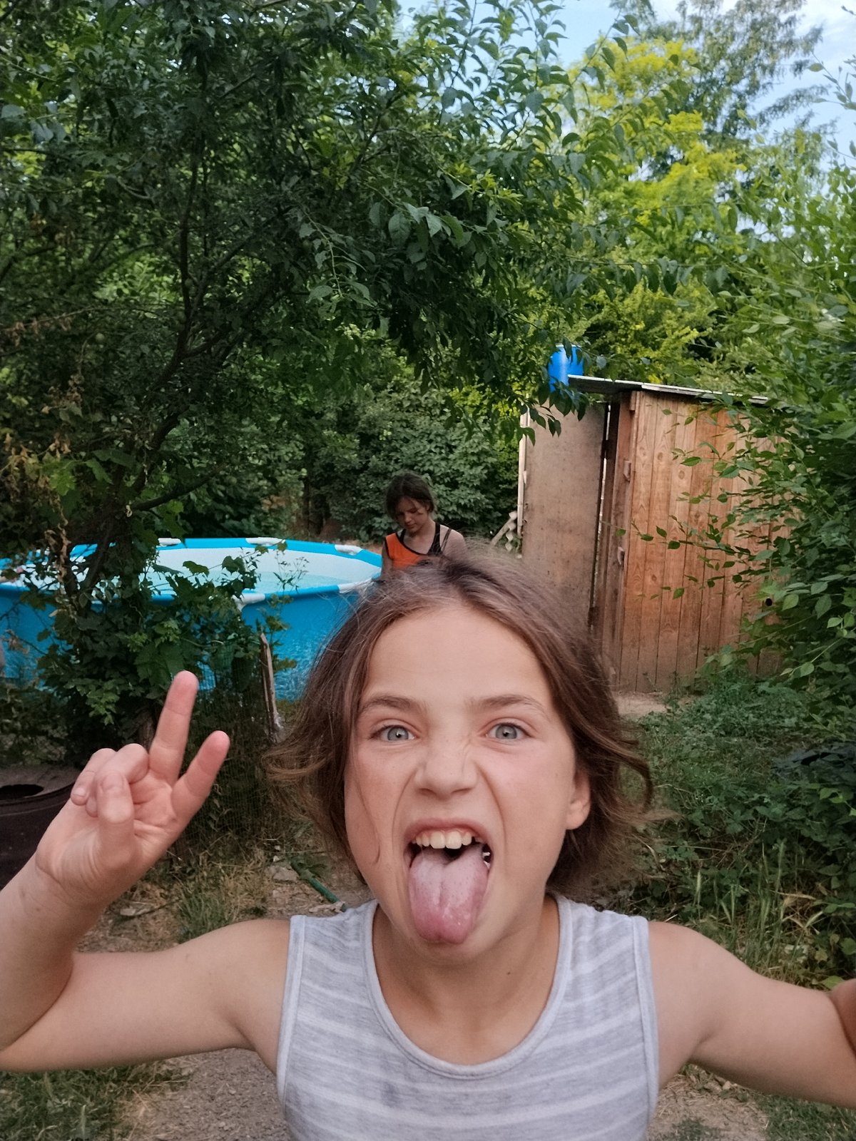 Summer afternoon in Vulcănești — pool, phone case, outdoors