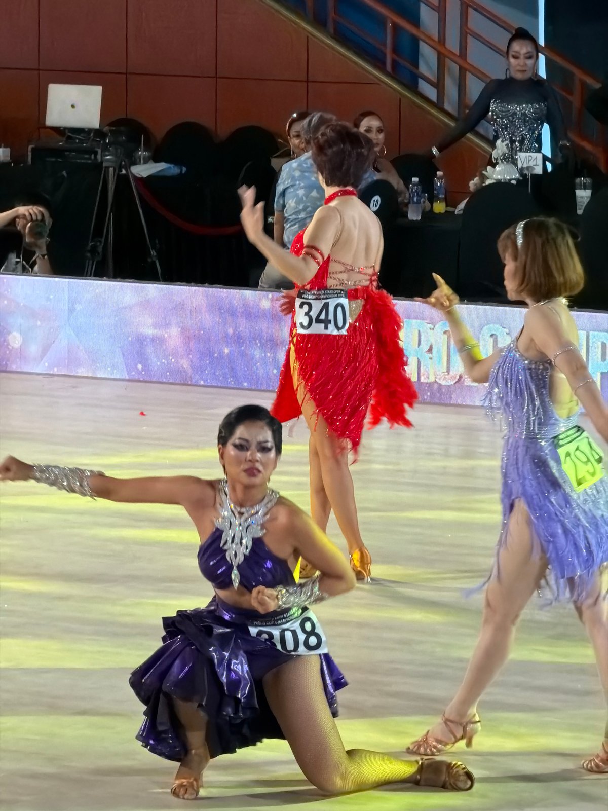 Ballroom dance competition at Vietnamese National Convention Center, Hanoi