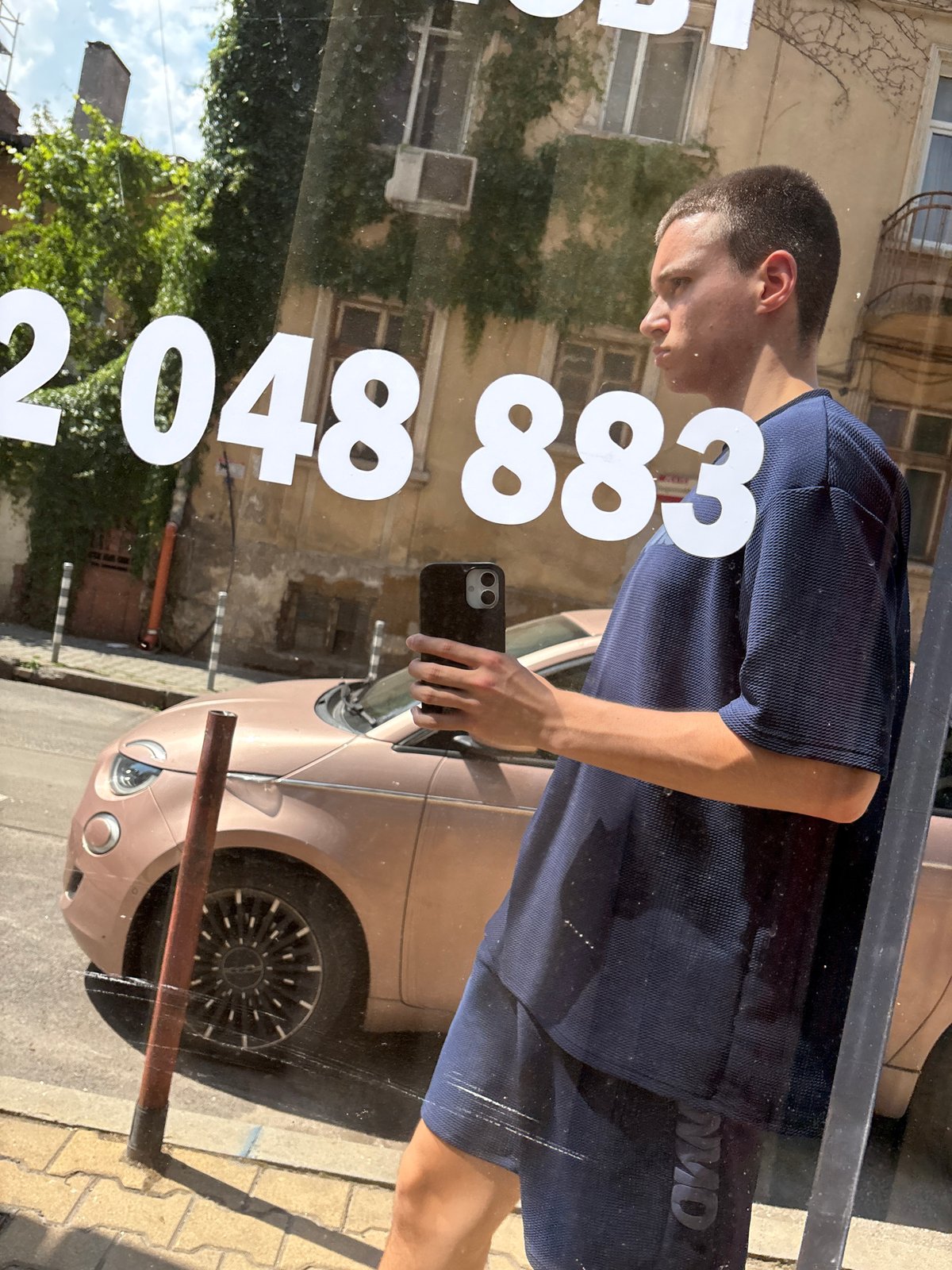 Casual moments captured across Sofia during midday stroll
