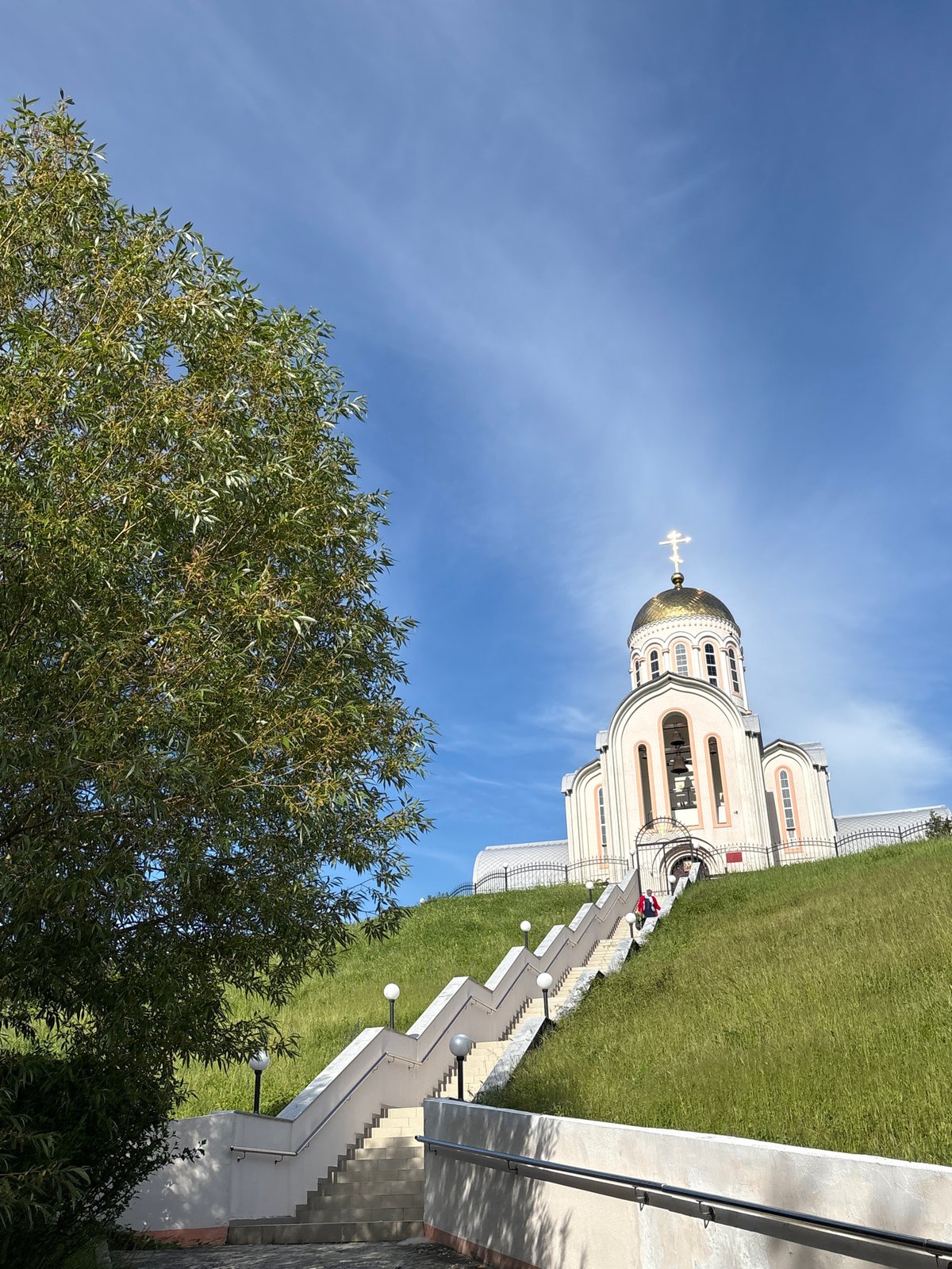 Orthodox Church Documented by Visitors in Varvarovka, Russia