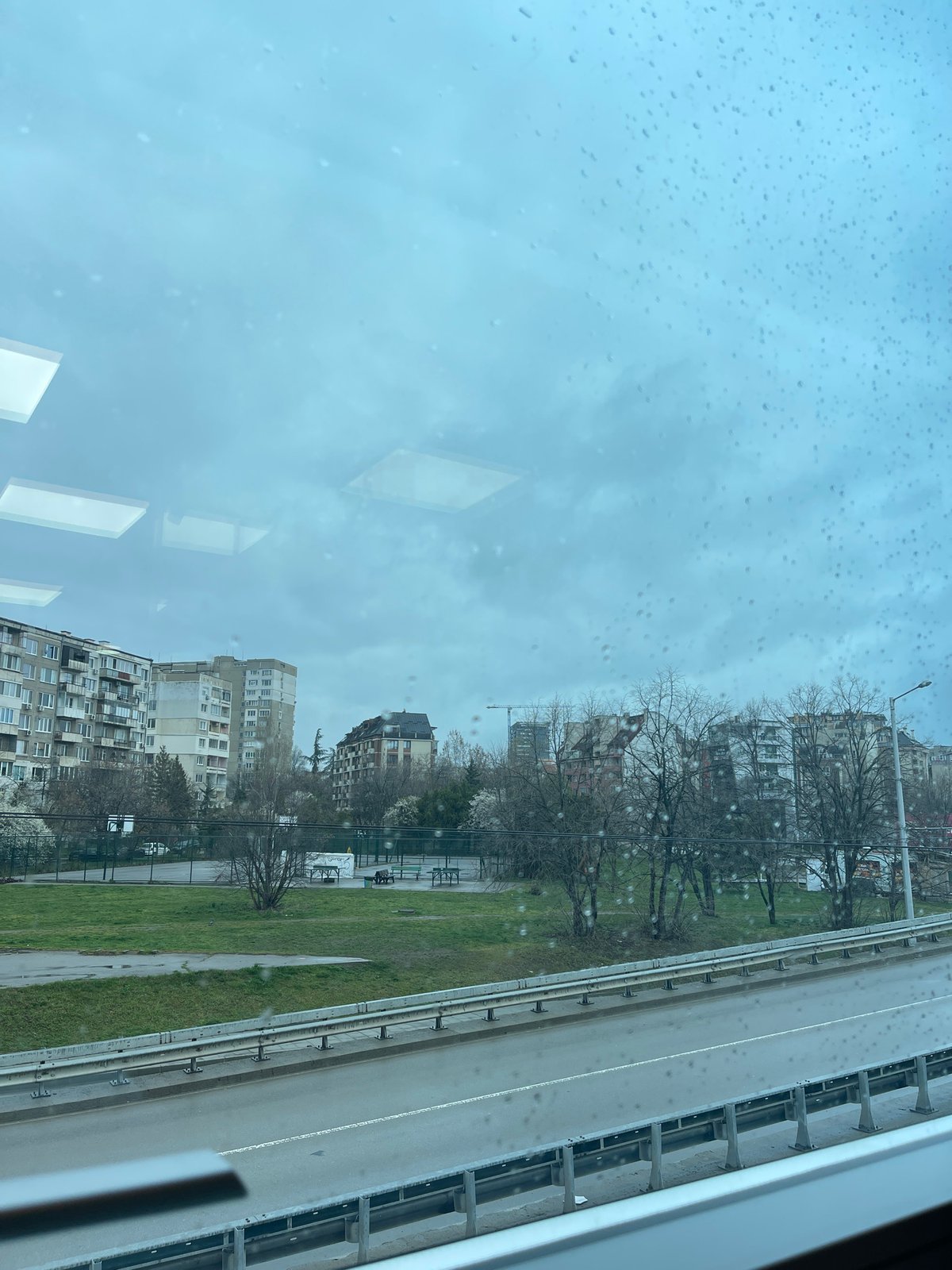 Sofia morning moments: rain, selfies, commute, office gaming