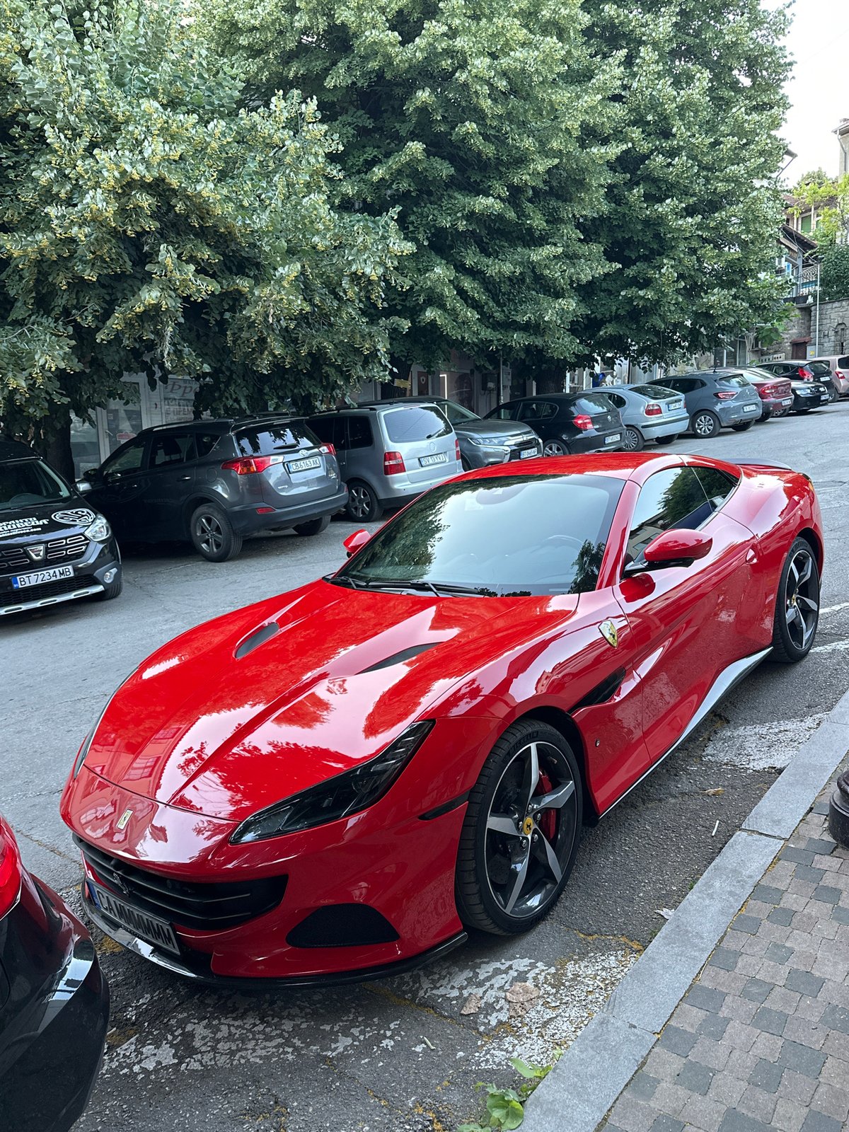 Exotic cars and motorcycles gather on Veliko Tarnovo streets