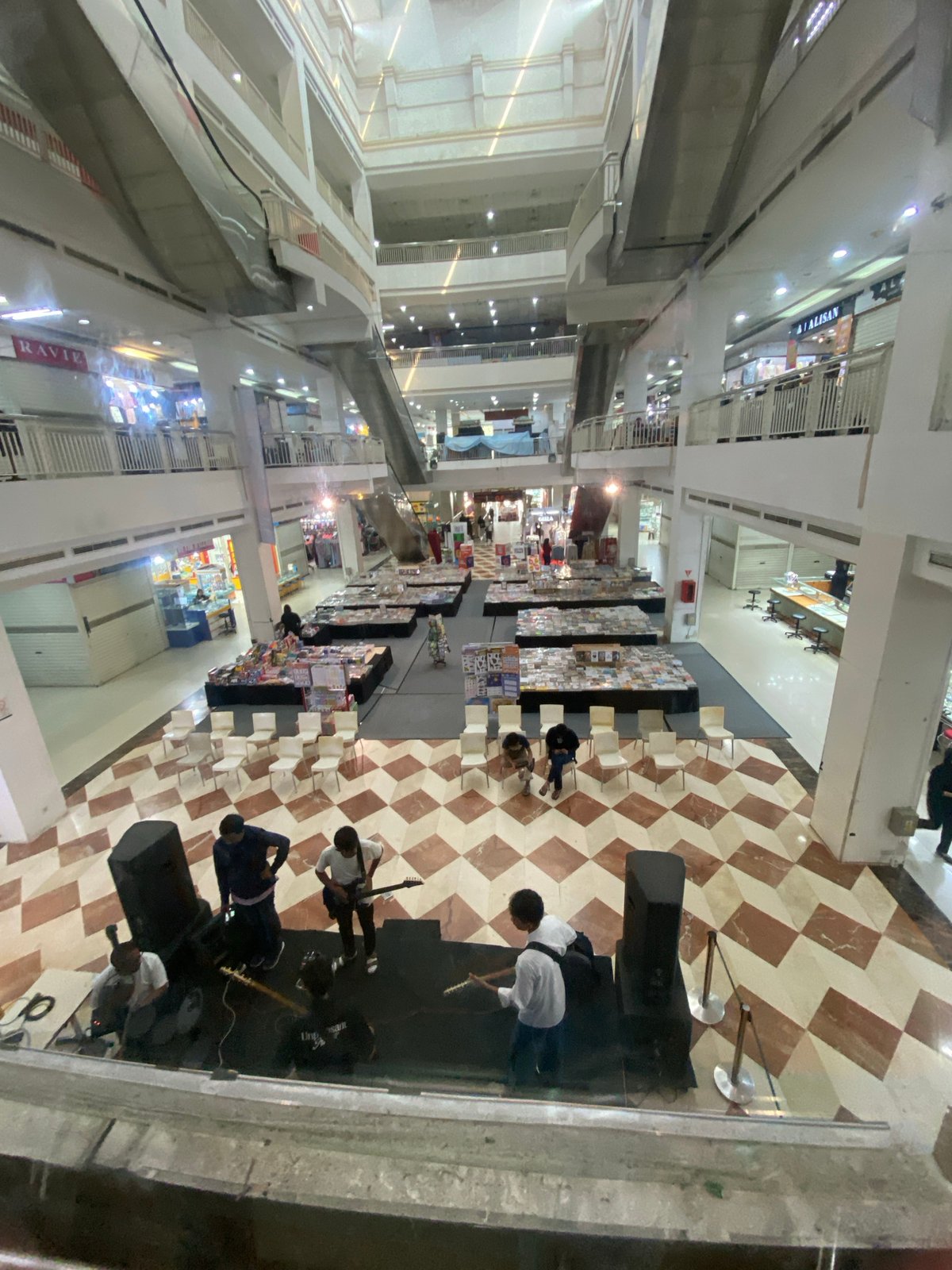 East Jakarta mall mixing book fair, accessories, and plush toys