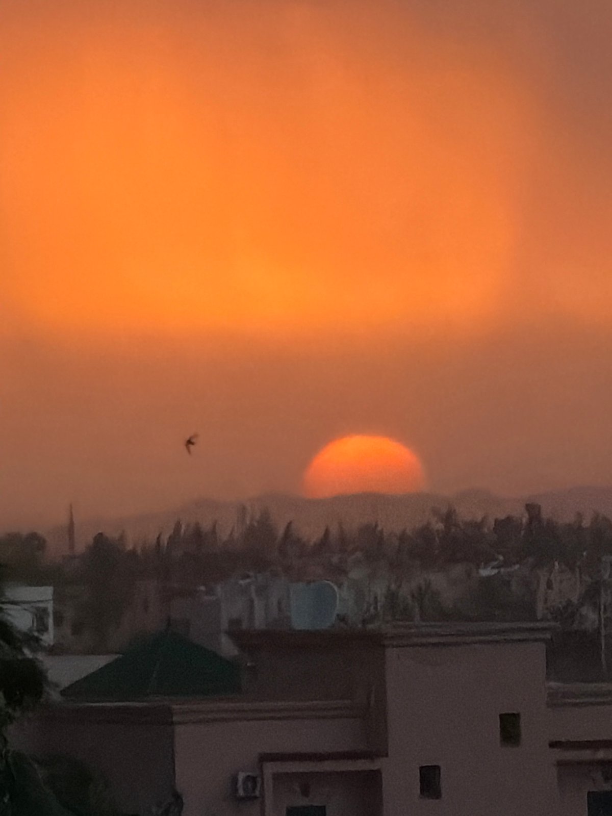 Sunset and stairwell scenes documented in Marrakesh