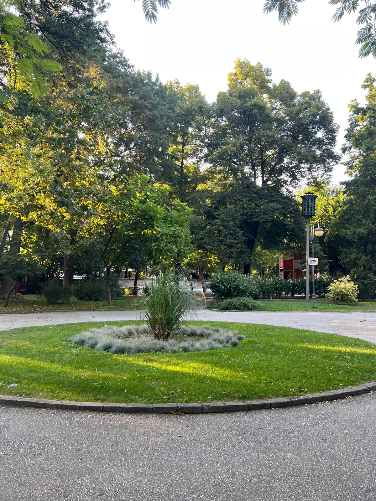 Plovdiv's City Beach pool and park on a summer afternoon