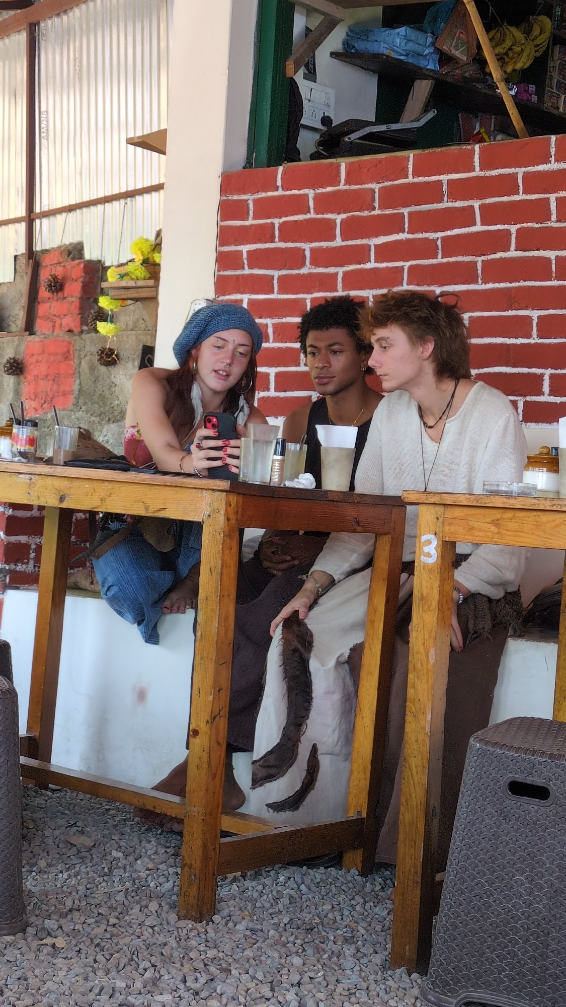 Morning life captured in Haini, India restaurants and streets
