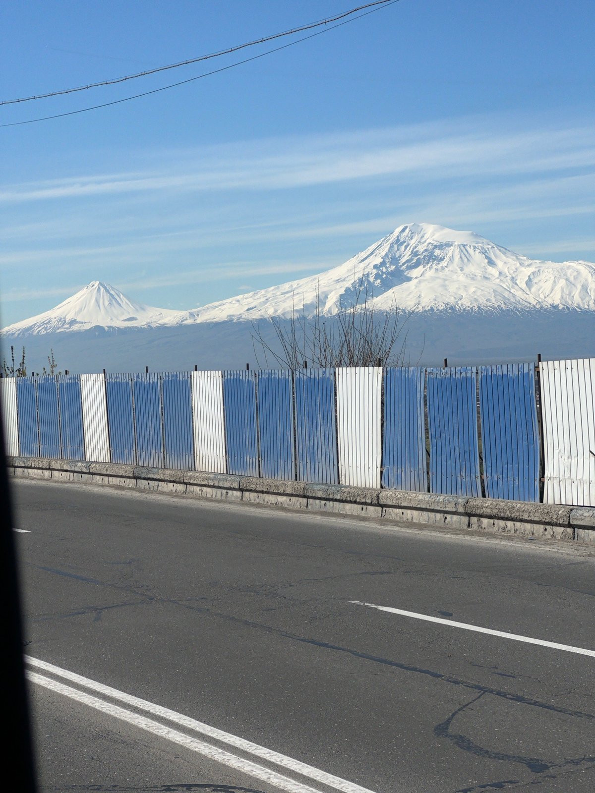 Roadside infrastructure documented near Yerevan, Armenia
