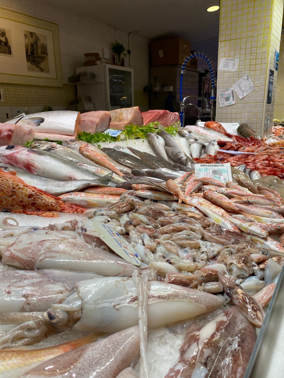 Inside Valencia's Mercado Central on a busy market morning