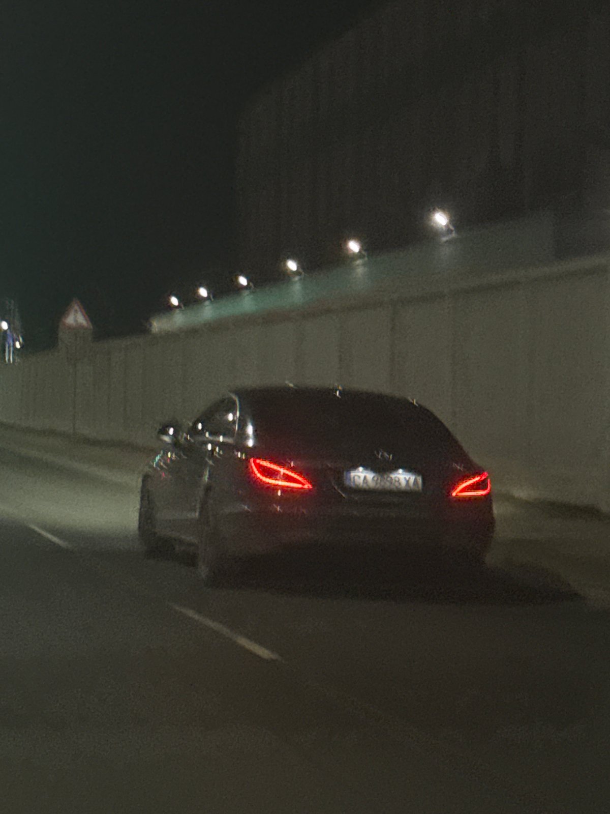 Car with distinctive taillights spotted under Plovdiv bridge