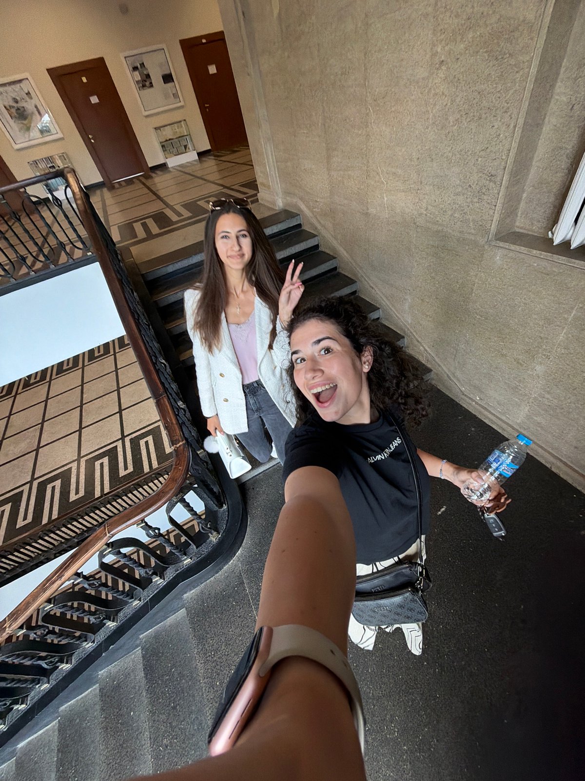 Casual morning snapshots inside a Sofia public building