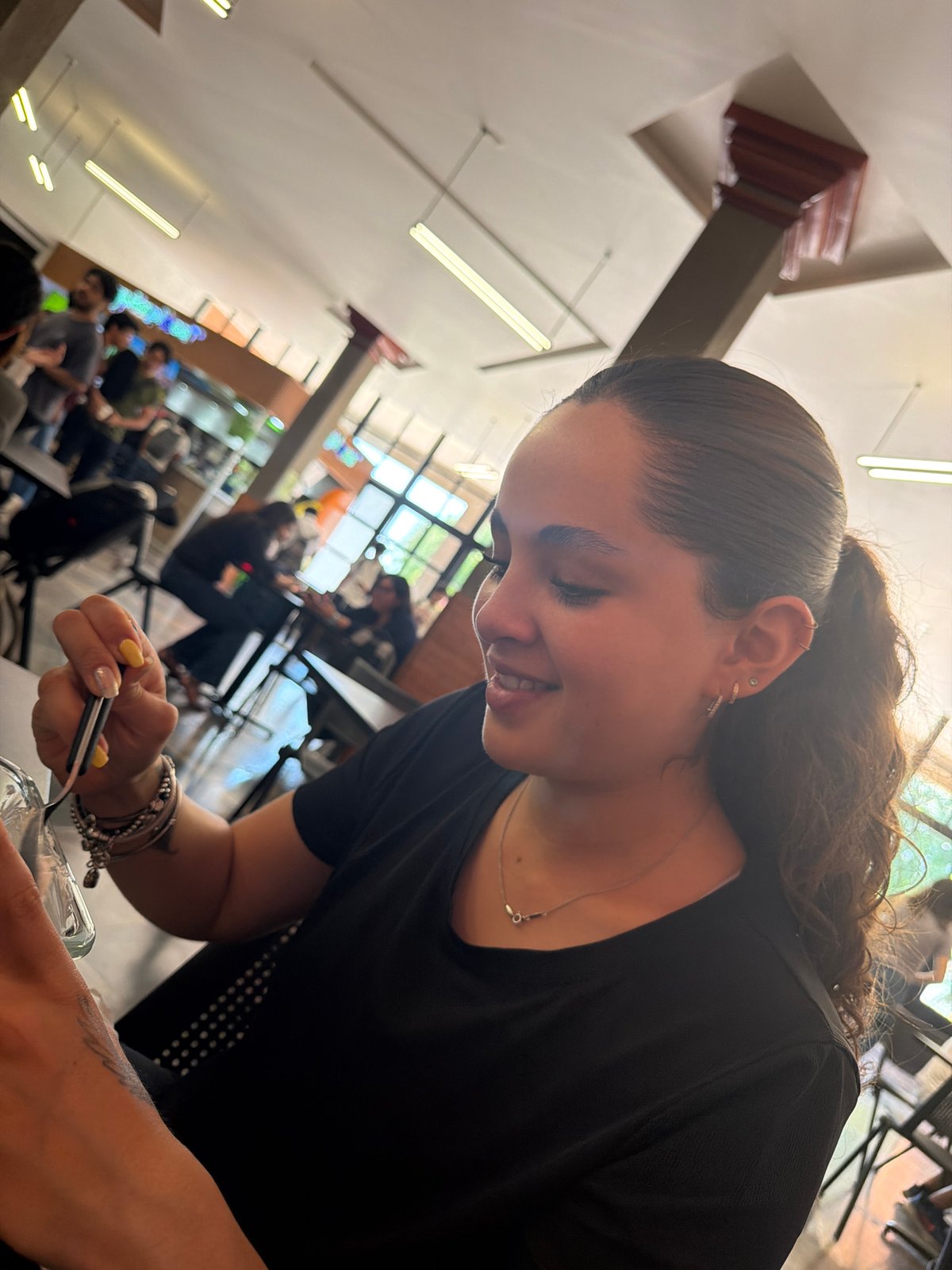 Daily life moments documented across San Andrés Cholula campus