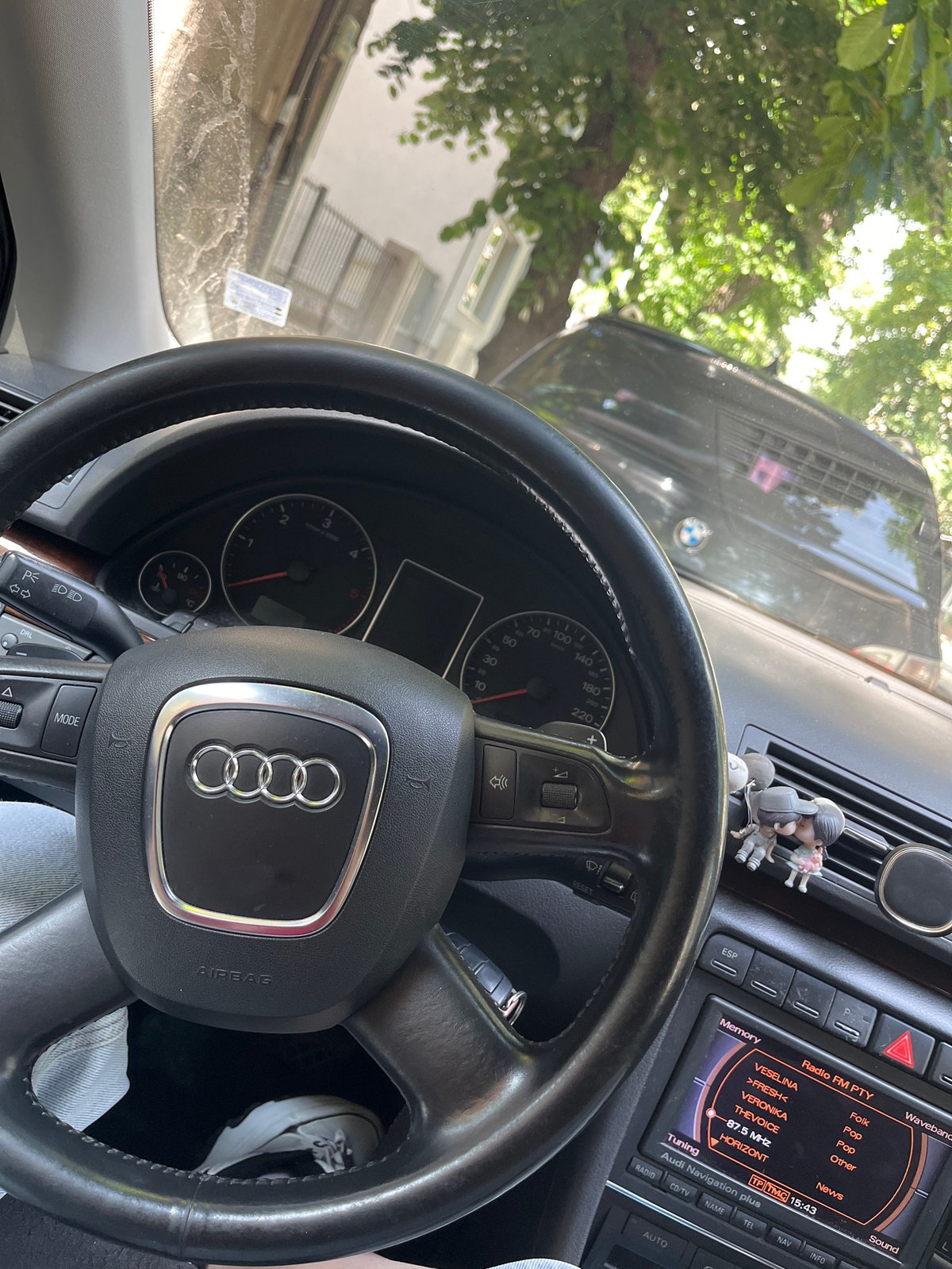 Plovdiv resident documents car interior and modern cafe visit