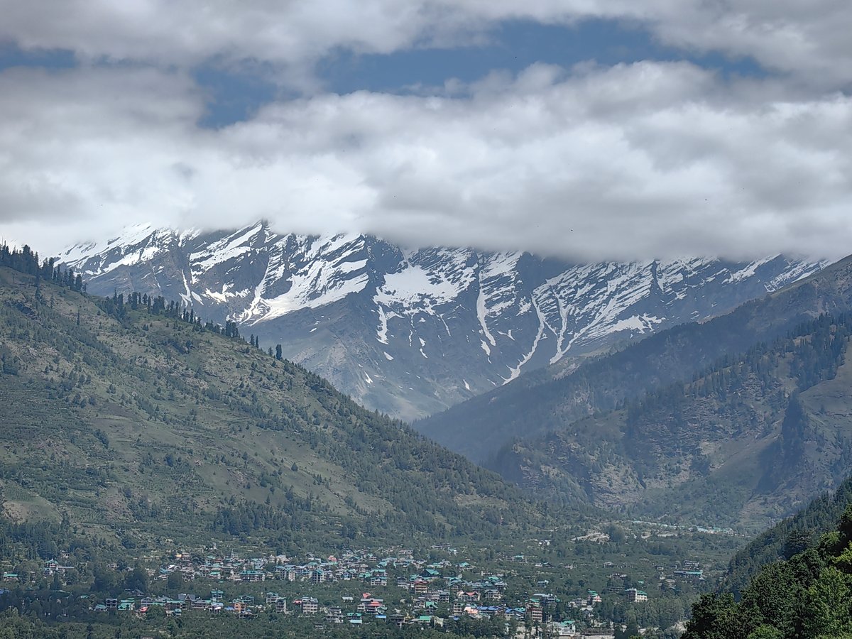 Himalayan landscape documented in mountain village of Vashisht, India