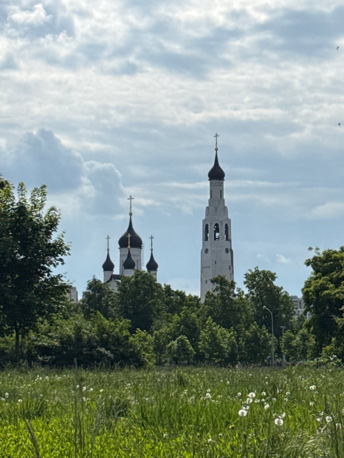 Sunny day leisure activities documented in Saint Petersburg