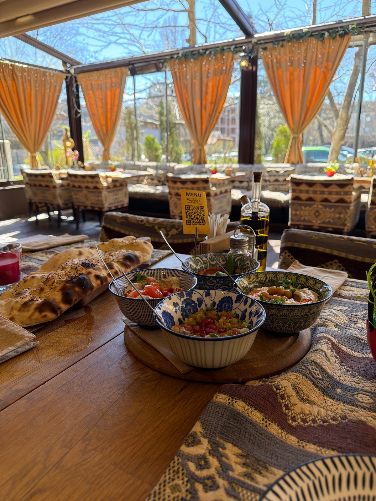 Restaurant interior documented by witness in unknown location