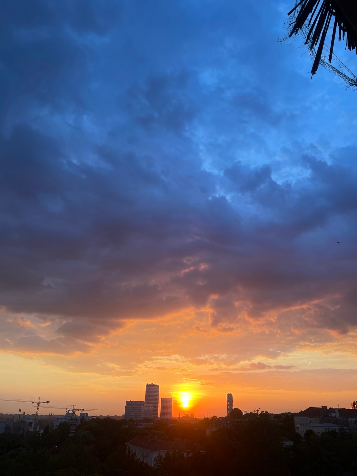 Sunset documented across Belgrade's Vracar district in six-minute sequence