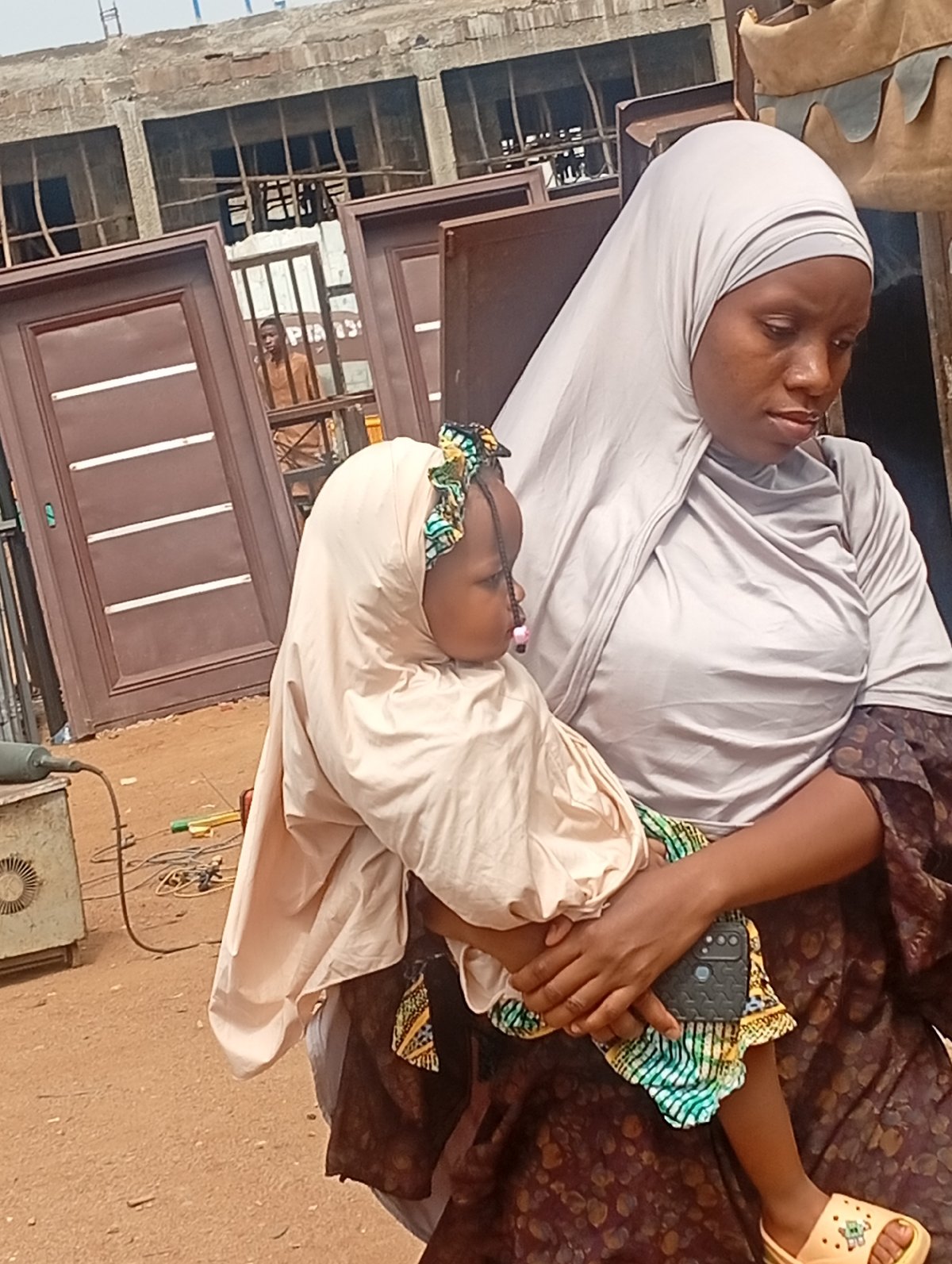 Routine street life documented across Nigerian towns Sunday morning