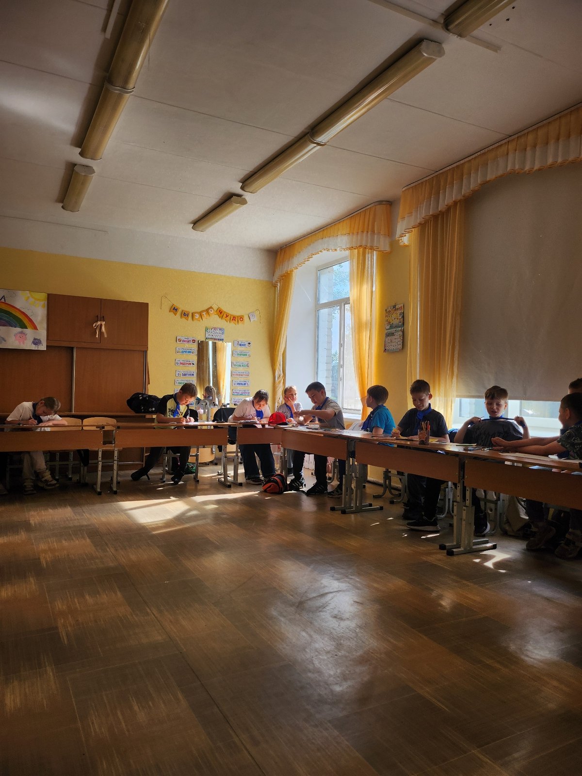 Early morning life moments documented across Chaikovsky, Russia