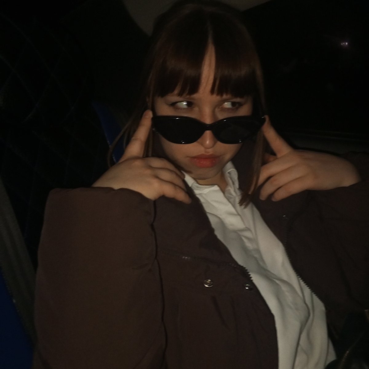 Woman documents evening out with friend in Chaikovsky restaurant
