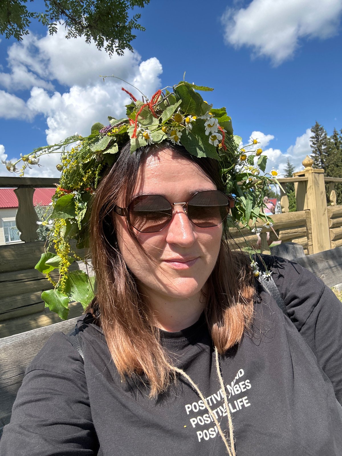 Folk festival vibes in Bolsherechye, flower crowns and circle dancing
