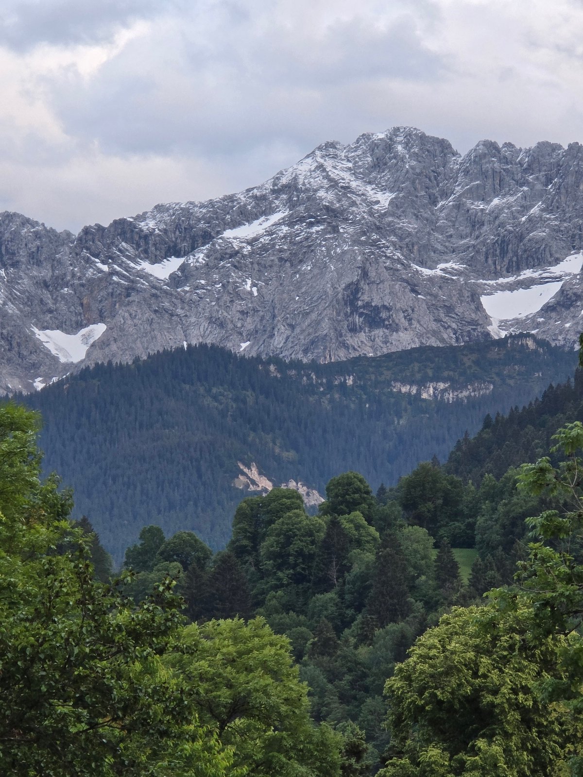 Tourist documents Alpine village scenes in Garmisch-Partenkirchen
