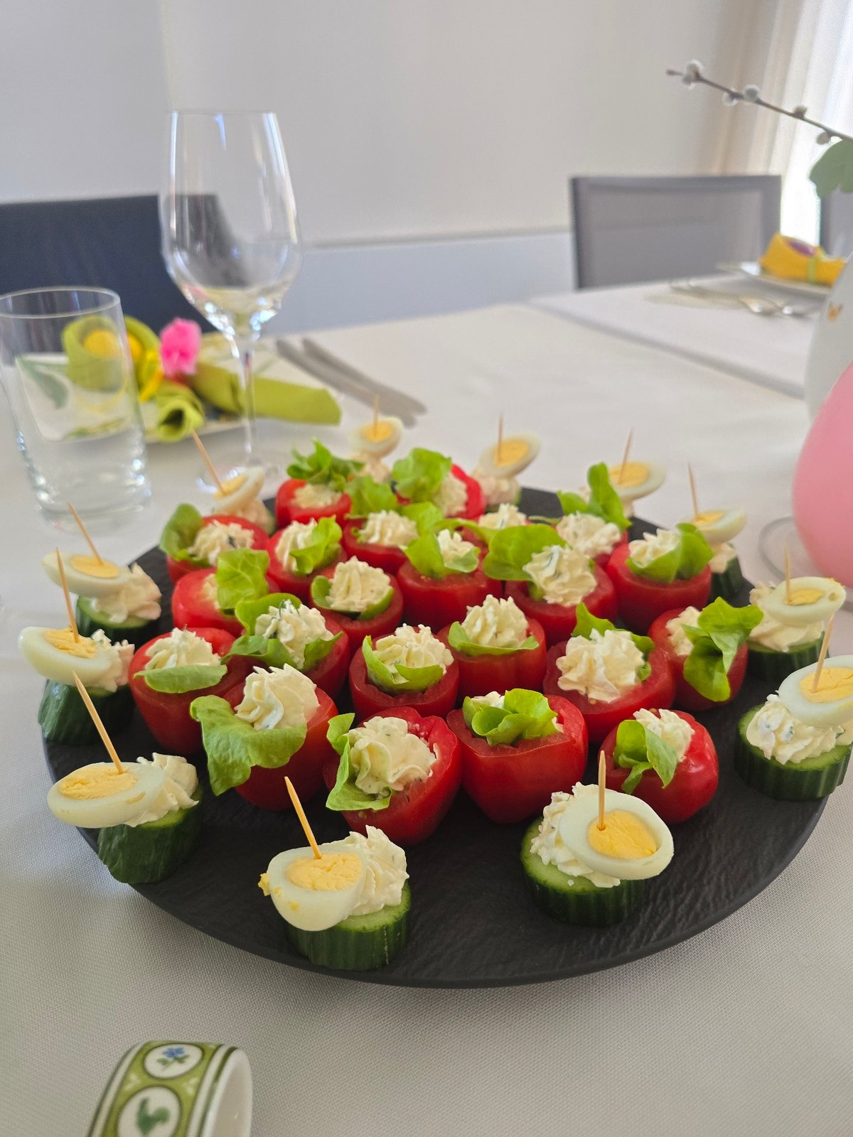 Easter celebration captured in Bankya, Bulgaria with traditional foods