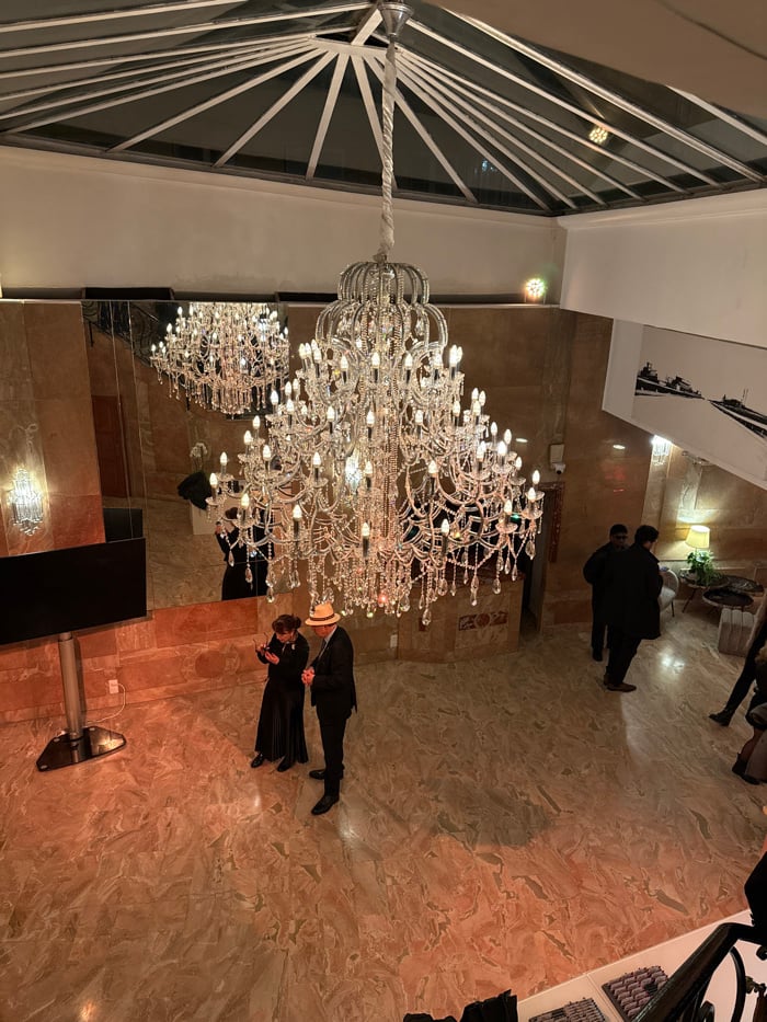 Formal event with elegant decor captured in Paris venue