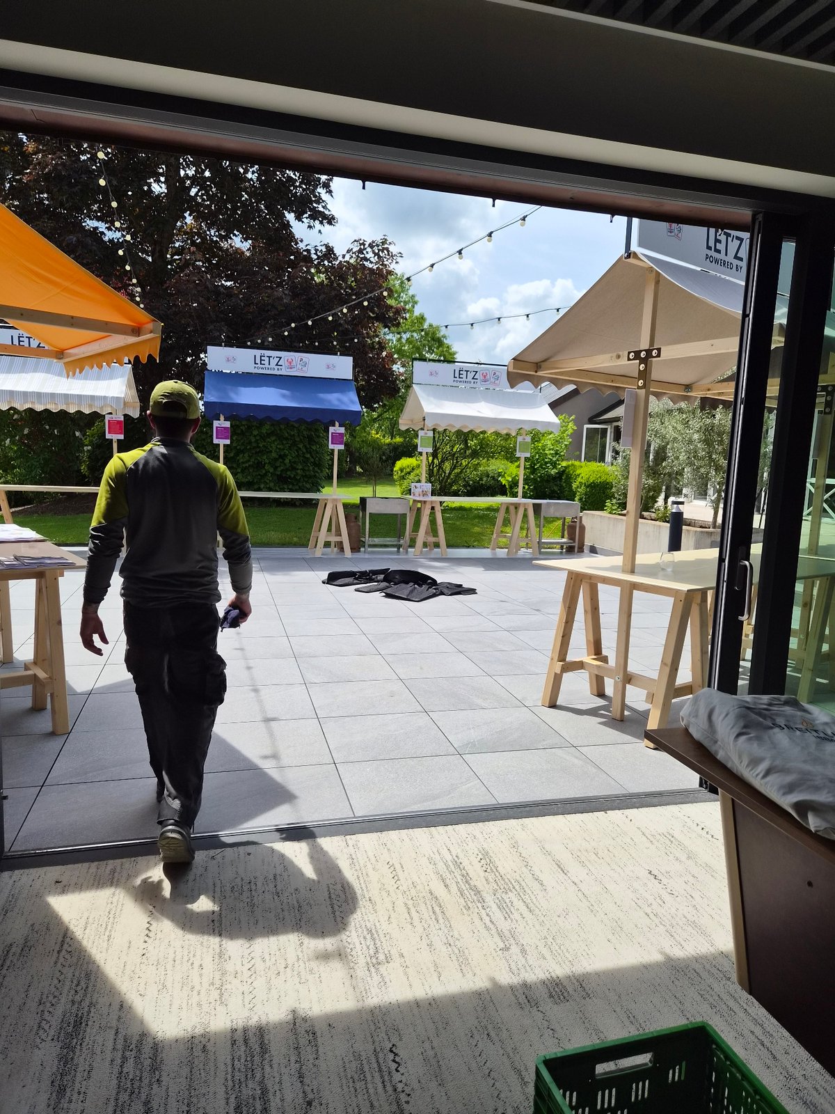 Golf and food truck event held in Lenningen, Luxembourg