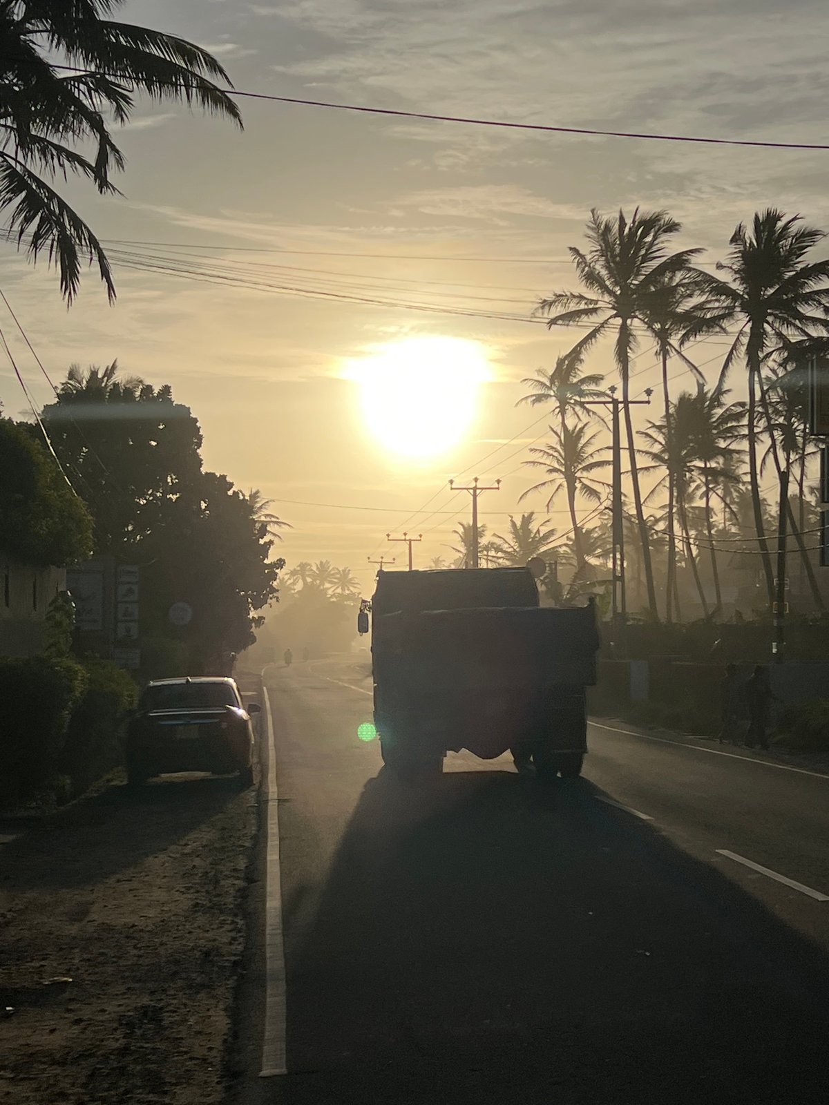 Sunrise scenes documented across Kodagoda and Ahangama, Sri Lanka