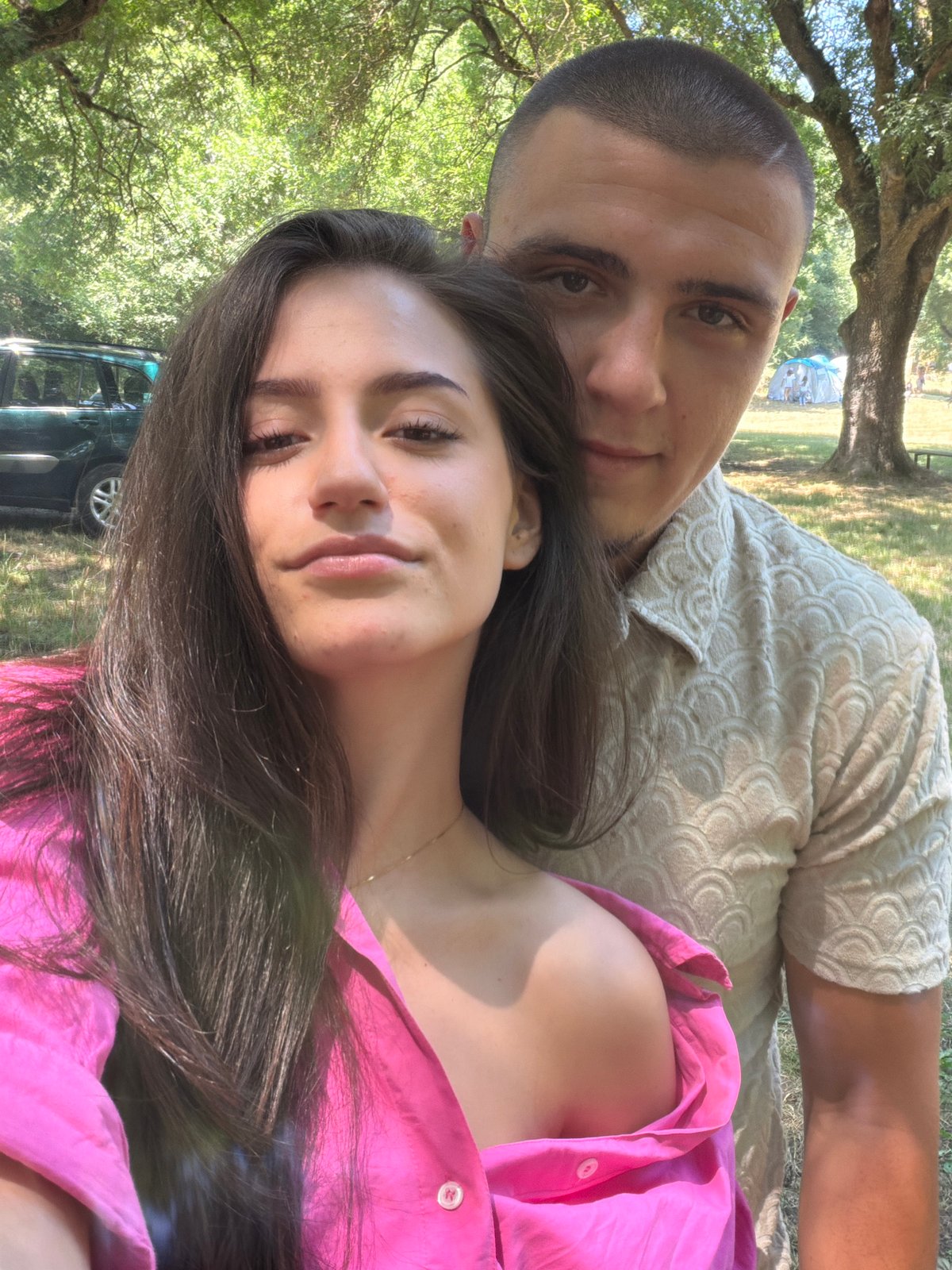 Summer picnic and barbecue in a Burgas park