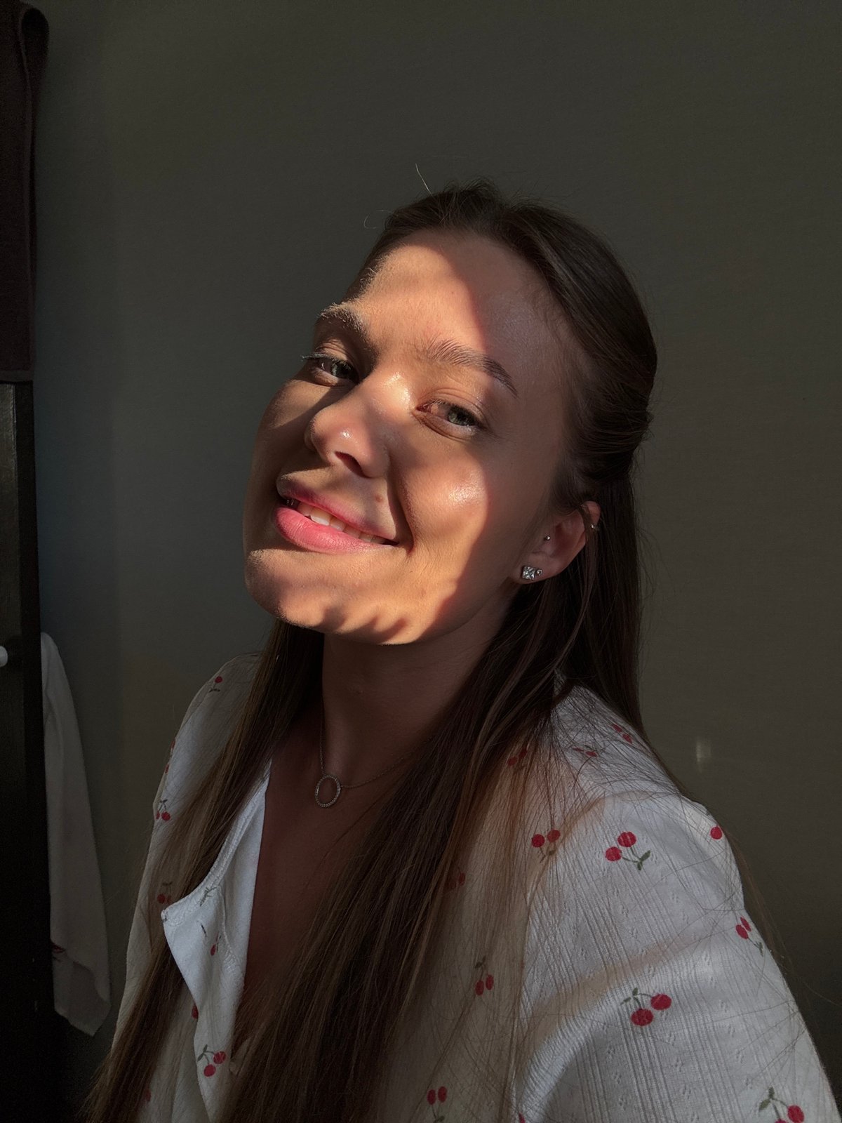 Close-up selfie series shot in Chernushka, Russia