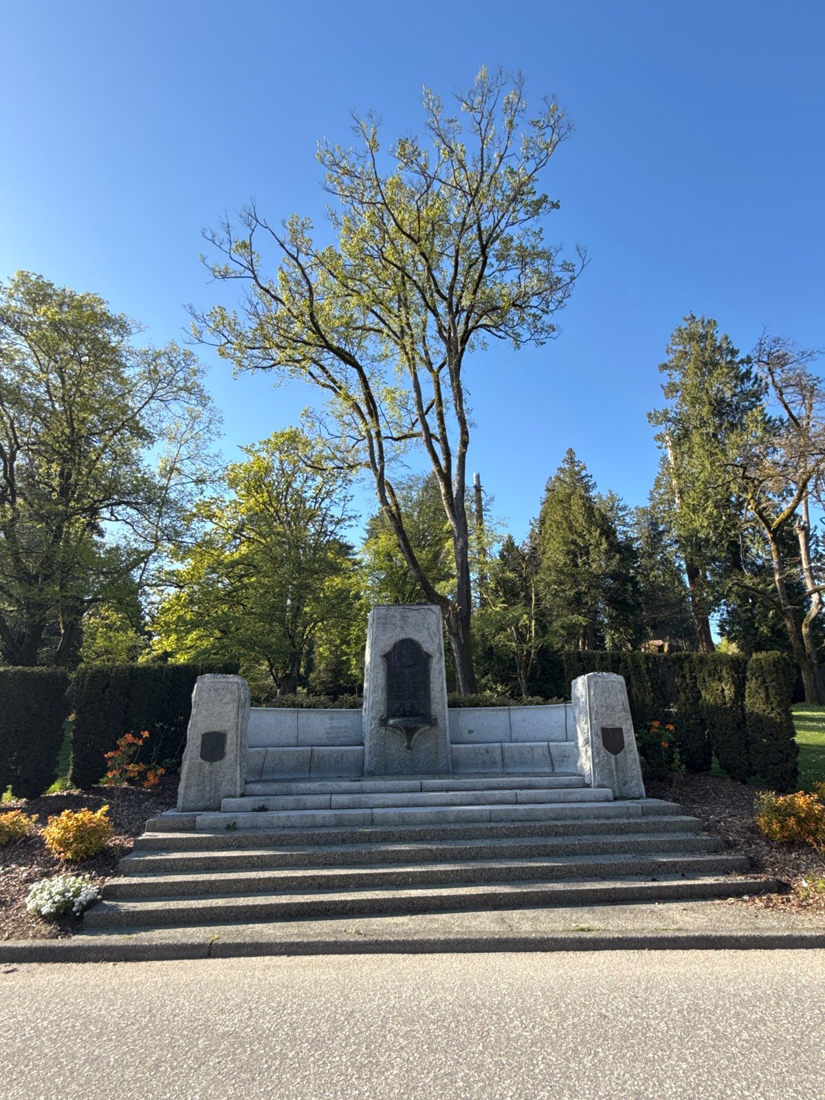 Late-night visitor documents Victoria memorial at Vancouver cemetery