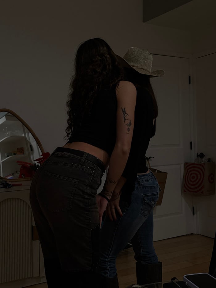 Two women share intimate morning moments in Los Angeles