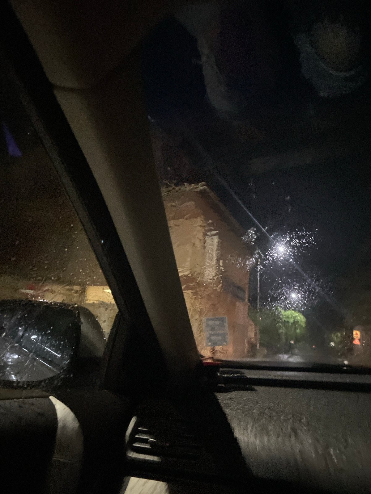 Rainy night documented in Zlatograd, Bulgaria border area