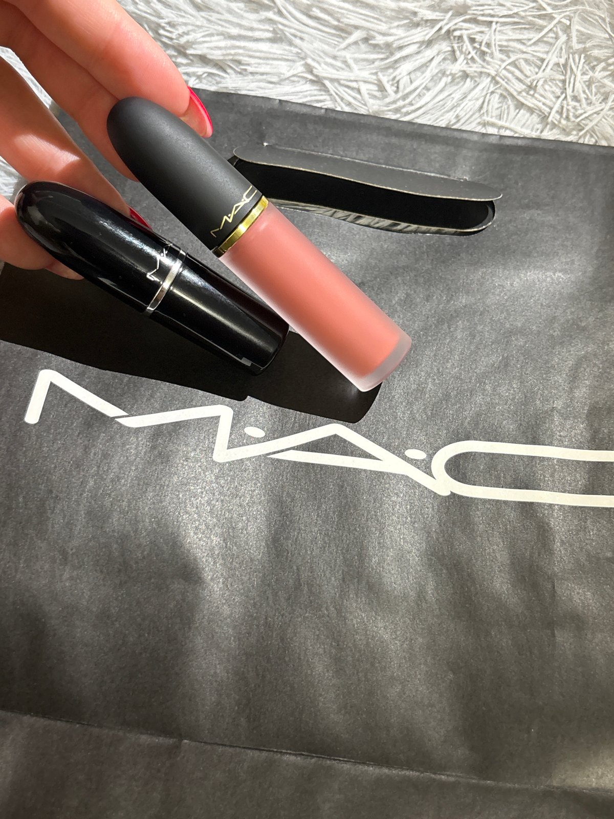Luxury shopping haul documented in Bulgarian village