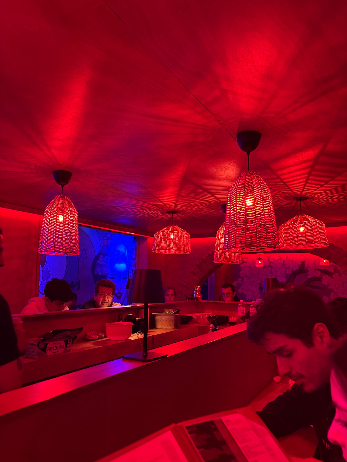 Restaurant interior captured in San Andrés Cholula, Mexico